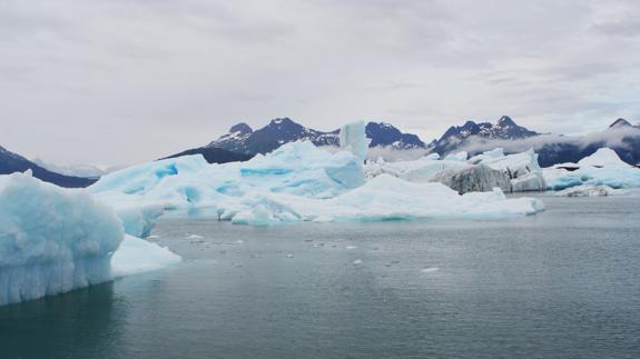 Glaciar Columbia, en el campo de hielo del mismo nombre, en Alberta (Canadá).