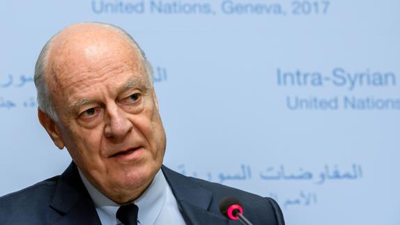 Staffan de Mistura, enviado especial de la ONU.