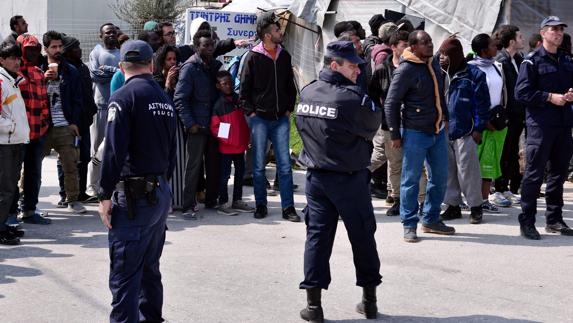 Agentes de la Policía en Turquía. 