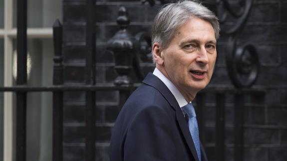 El ministro de Finanzas británico, Philip Hammond.