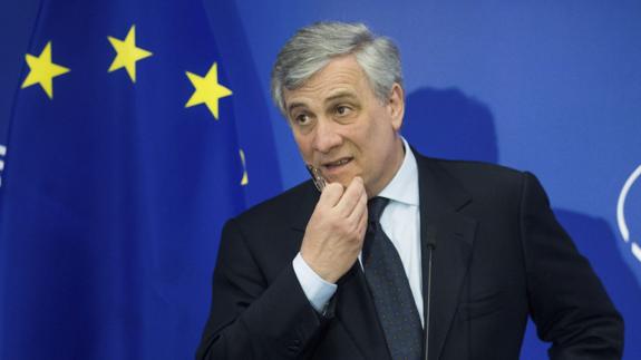 El presidente del Parlamento Europeo, Antonio Tajani.