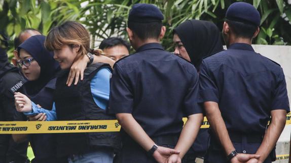 La vietnamita Doan Thi Huong, detenida en relación con la muerte de Kim Jong-nam.