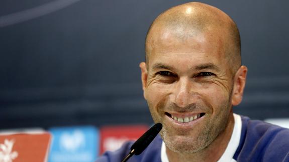 Zinedine Zidane, entrenador del Real Madrid.