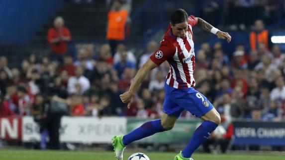 Fernando Torres, delantero del Atlético. 