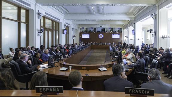 Reunión de la OEA.