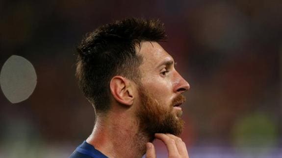 Leo Messi, estrella del Barcelona. 
