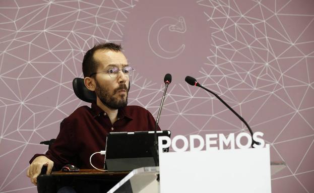 El secretario de Organización de Podemos, Pablo Echenique.