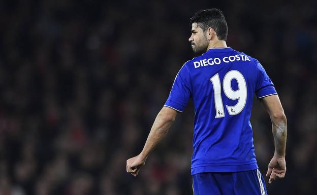 Diego Costa, con el Chelsea. 