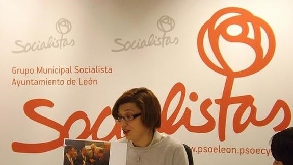 Susana Travesí, durante la rueda de prensa.