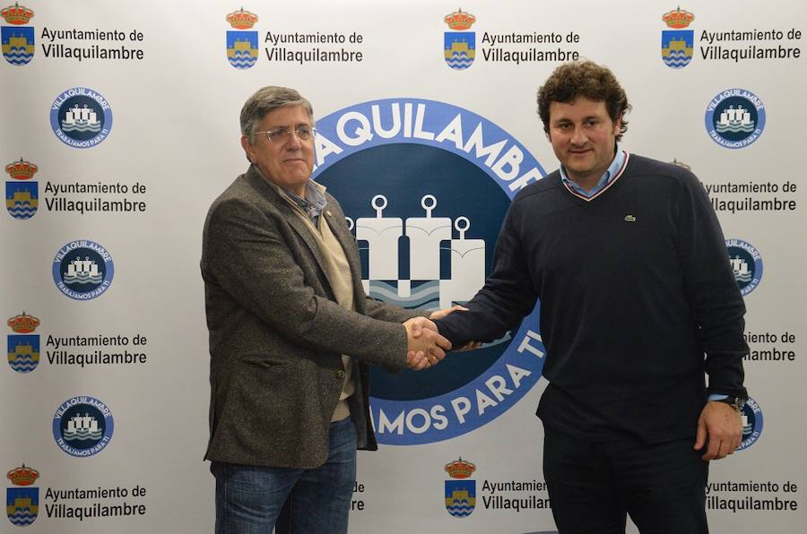 Tano Franco y Manuel García rubricaron el acuerdo 