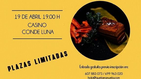 Un taller para foodies en Casino Conde Luna