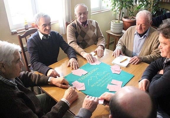 Miembros de Alle en su asociación hace un año