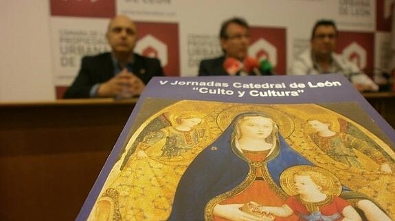 Presentación y tríptico de las V Jornadas Catedral de León.