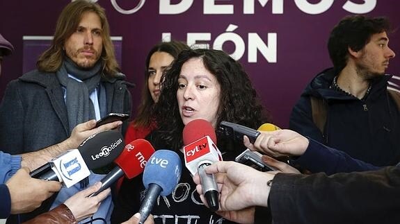 La eurodiputada por Podemos, Estefanía Torres