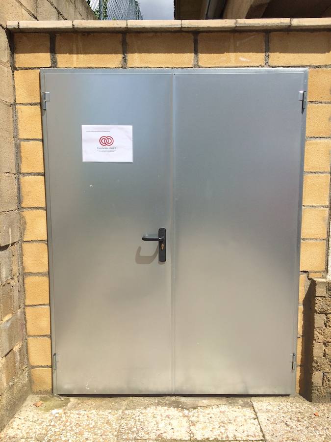 La Once ayuda a Amidown en la construcción de un trastero