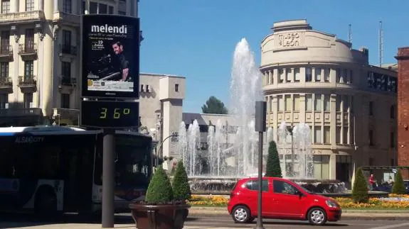 El termómetro de Santo Domingo refleja 36 grados