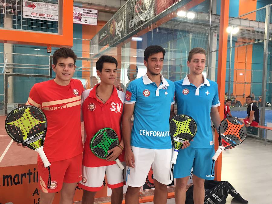 Parejas masculinas finalistas.