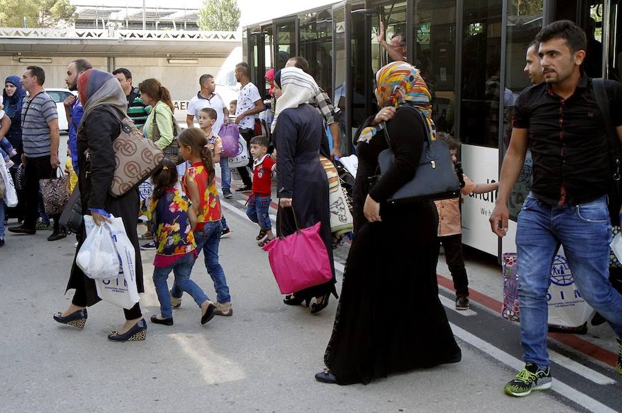 Ocho refugiados sirios del Líbano llegan a León, que ya ha recibido a 22 solicitantes de asilo