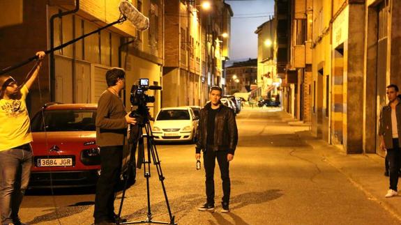 Imagen del rodaje en Veguellina.