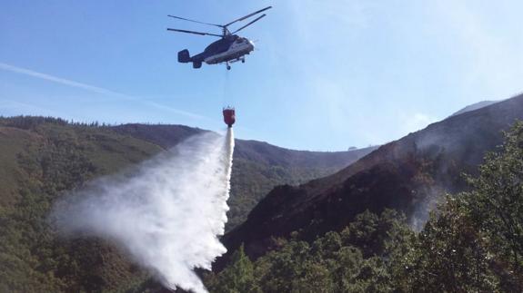Imagen del incendio.ATBRIF