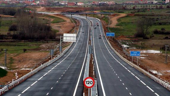 Autopista León-Astorga. 