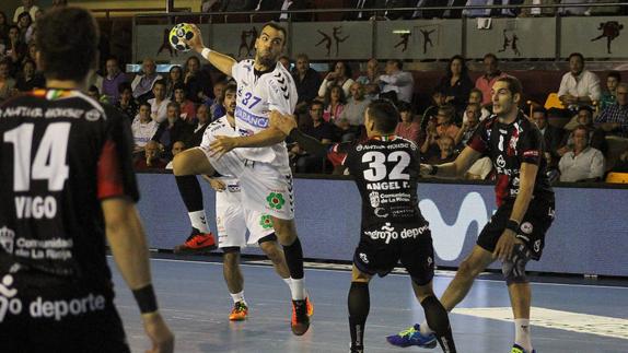 Imagen del último partido del Abanca Ademar.