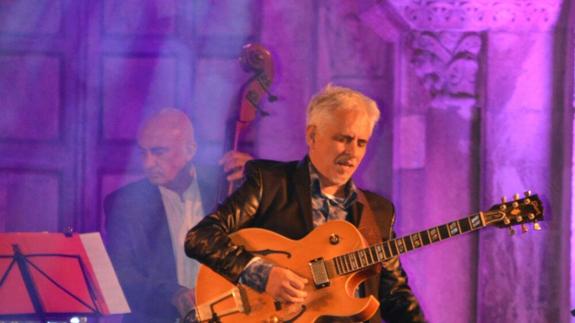 Ximo Tebar, en un instante de su actuación.