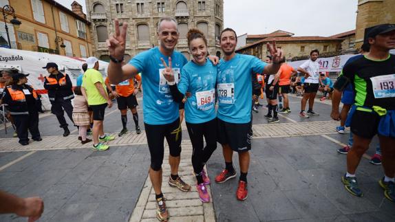 Guijosa, Alonso y Pablo Castro en la meta.