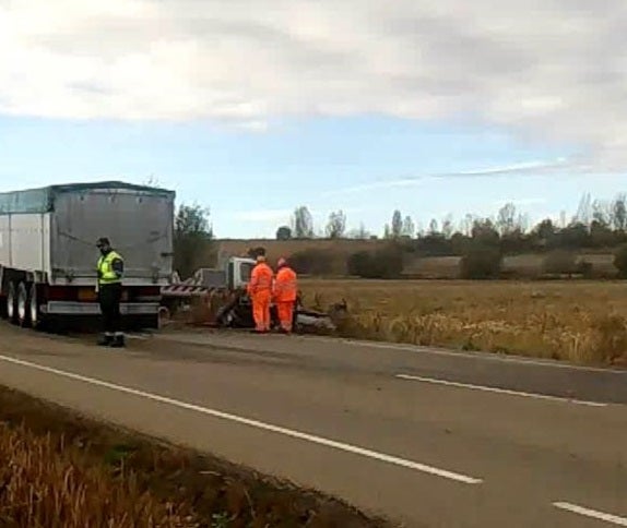 Lugar del accidente.