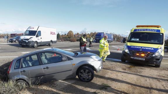 Imagen del lugar del accidente.