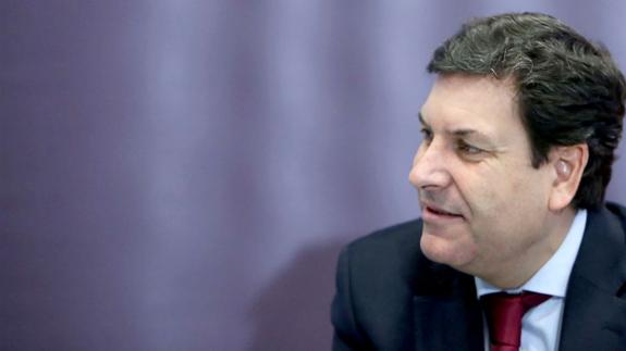 Fernández Carriedo, durante una entrevista.