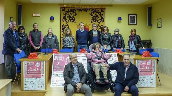 Presentación de la San Silvestre Solidaria en el ayuntamiento de La Robla.
