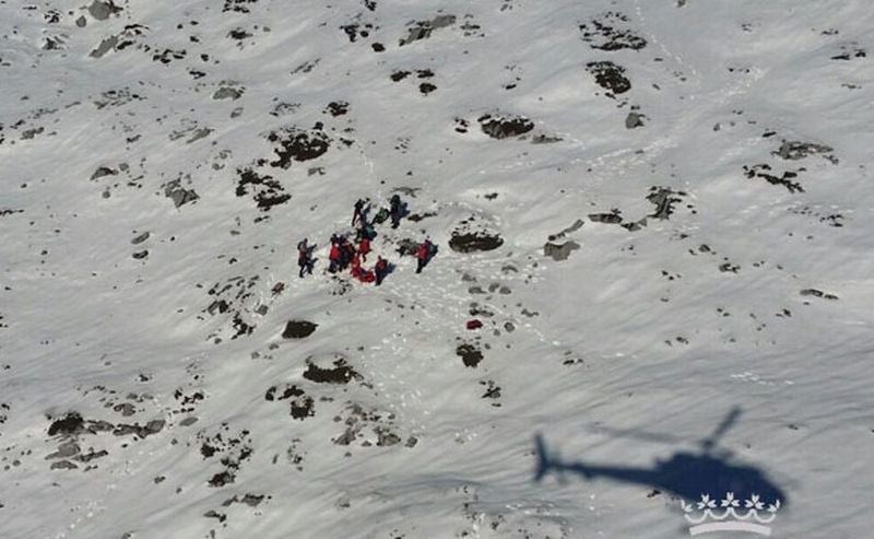 Imagen del rescate de este martes en La Mojonera.