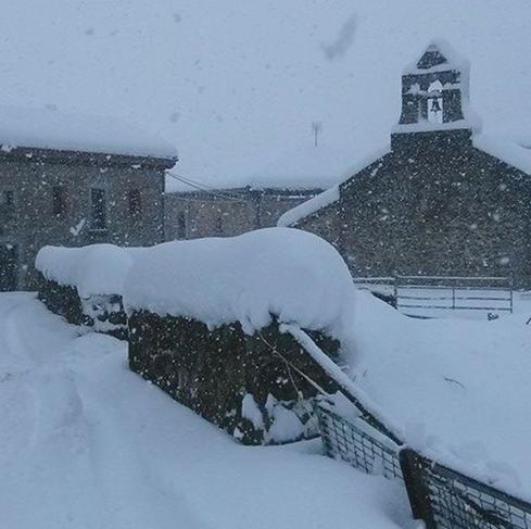 Nevada en Posada de Valdeón. 