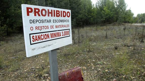 Gravera donde se localizó el cuerpo de Roberto Larralde.