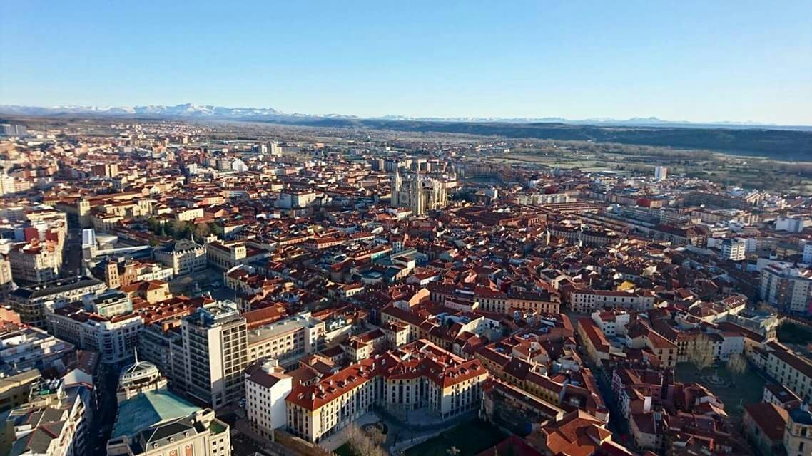 Vista panorámica de León. 