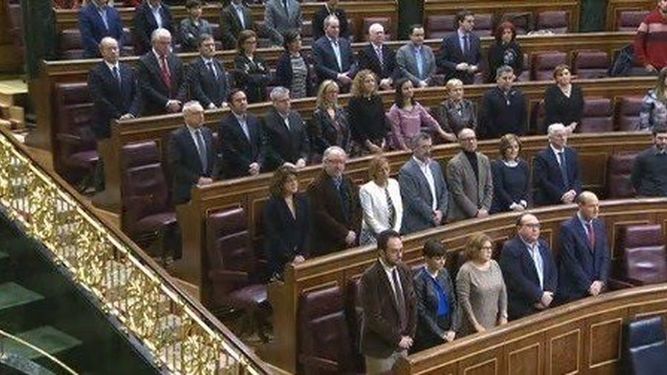 El Congreso guarda un minuto de silencio por José Antonio Alonso