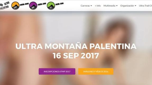 Sustitución porno de la página palentina. 