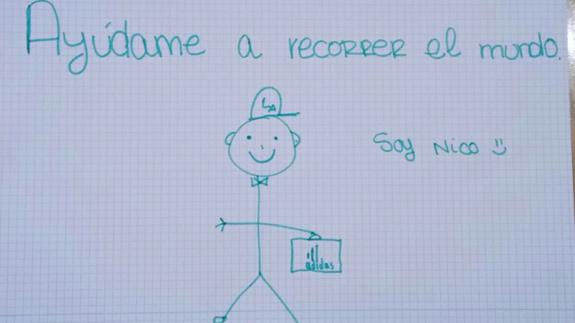 El dibujo de Nico que se ha convertido en viral