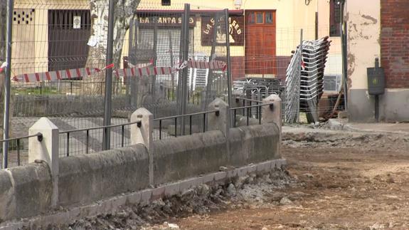 Imagen actual de la calle Mercado. 