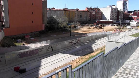 Labores de integración de Feve en la ciudad de León.