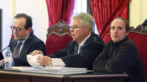 El asesino confeso, este martes, en la Audiencia.