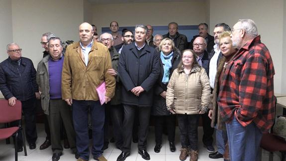 Los militantes del PSOE presentan la plataforma de apoyo a la candidatura de Susana Díaz en León.