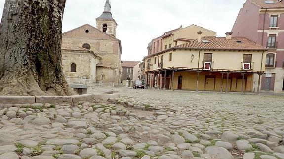 La Plaza del Grano de León.