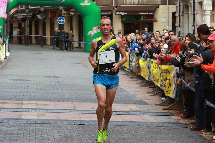 Sergio Sánchez completando la carrera. 