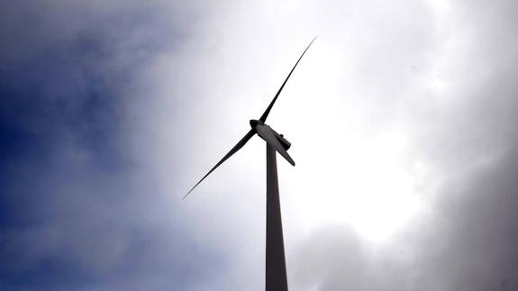 Aerogenerador de un parque eólico. 