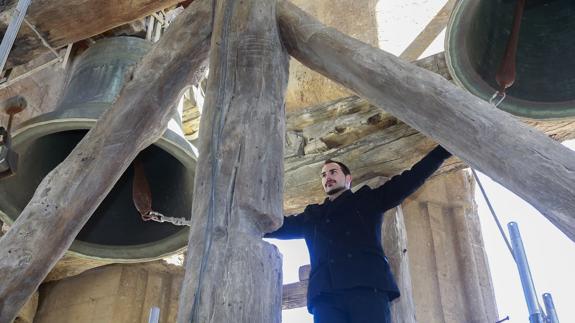 El campanario de la Catedral acoge un recital de repique a cargo de Jorge de Juan.