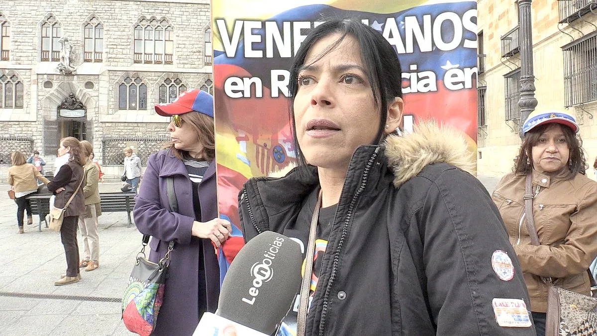 Patricia Carrera, durante una entrevista en leonoticias.