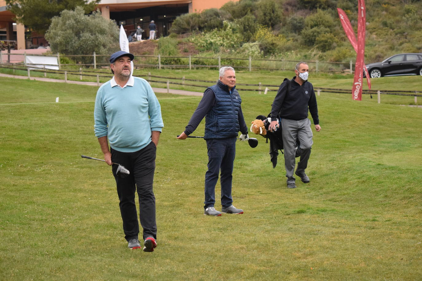 Imágenes de los jugadores durante el Torneo Viña Ibalba, de la Liga de Golf y Vino.