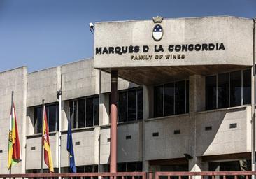 Instalaciones de Marqués de la Concordia en Cenicero, en la sede original de Bodegas Berberana.